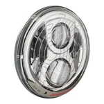 Jw Speaker 0556291 8700 EVO2 7" Round Led Heated Headlight Chrome Dual Burn. Fixed Price $455.99.