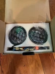 Turbo Sii 7" Round Black Led Headlights Kit Model D0875X New. Fixed Price $60.00.