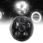 Black 5.75 (5 3/4) Round Led Headlight For Harley Davidson Dyna Street Bob Glide. Fixed Price $54.99.