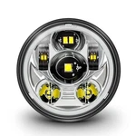 True Mods 5.75" 5-3/4 Harley Led Headlight For Davidson Chrome-finish.... Fixed Price $80.92.