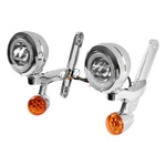 Fog Turn Signal Light Led Spot Bracket For Harley Electra Street Glide Flhx Flhr. Fixed Price $131.99.