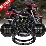 Ring MOUNT+7" Led Headlight 4.5" Fog Passing For Harley Electra Glide. Fixed Price $70.79.
