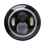 Enrock Halo Led Cree IP67 Waterproof 7" Jeep High Low Beam Lamps (black). Fixed Price $62.99.