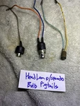 1967 Suzuki B100P Headlamp Housing Bulb Pigtails-neutral-high Beam-illumination. Fixed Price $20.00.