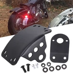 Motorcycle Side Mount License Plate Bracket Tail Light Holder For Harley Bobber. Fixed Price $26.99.