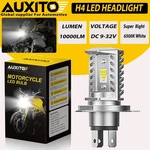 Auxito Motorcycle H4 9003 Led Headlight High Low Beam 6500K Bulb 100W 15000LM. Fixed Price $18.99.