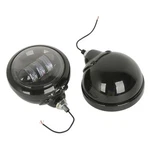 2PCS Black 4.5" Led Front Fog Light Headlamp W/ Housing Bucket Fit For Harley. Fixed Price $61.99.
