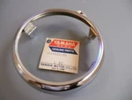 Nos 1962 Yamaha Rotary Jet Headlight Rim PN:164-84315-60. Fixed Price $39.99.