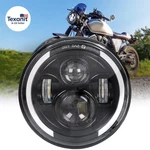 7 Inch Led Headlight For Motorcycle With Hi/low Beam & Amber/white Turn Signal,. Fixed Price $60.93.