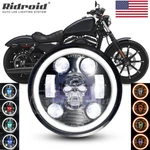 5-3/4" 5.75" Led Headlight Rgb Skull For Harley Davidson Sportster Xl 1200 883. Fixed Price $40.99.