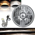 5-3/4" Crystal H4 Headlight 360 Led Bulb Headlamp Harley Motorcycle. Fixed Price $47.45.