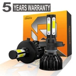 Auimsoco H4 9003 Super White 20000LM Kit Led Headlight Bulbs High Low Beam Combo. Fixed Price $23.99.