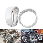 4.5" Passing Lights Trim Rings Fog Lamp Fit For Harley Touring Road King Softail. Fixed Price $26.88.