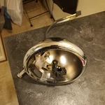 Harley 5-3/4" 5.75" Chrome Headlight Bucket Housing Assembly Used Nice Sporty. Fixed Price $68.99.