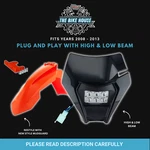 Ktm 2008-2013 6 Led Black Super Bright Headlight 4200 Lumens Tpi Exc. Fixed Price $89.95.