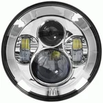 Saddle Tramp Silver In. Round Headlight BC-701S. Fixed Price $151.99.
