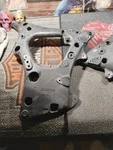 Indian Chieftain & Roadmaster Left Right Rear Subframe Support Brackets. Fixed Price $42.00.