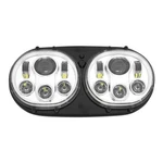 Namz Dual Headlight With Halo Chrome Led/black Housing Llc-lrhp-hcc. Fixed Price $241.77.