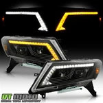 For 2013-2016 Nissan Pathfinder Black Led Switchback Signal Projector Headlights. Fixed Price $328.99.