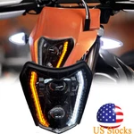 Led Headlight Drl W/ Turn Signal For Ktm 250 350 450 500 690 Enduro Smc-r. Fixed Price $57.00.