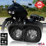 Dot 5.75'' Dual Projector Headlight High-low Sealed For Road Glide 1998-2013. Fixed Price $96.99.