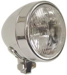 Chrome 3-1/2" Headlight For Bottom Mount Custom Application. Fixed Price $78.95.