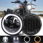 For Honda Shadow Spirit 750 5.75 5-3/4" Motorcycle Projector Led Headlight Black. Fixed Price $26.59.