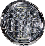 Harddrive Led Headlight 7" Chrome 90W 820-0363. Fixed Price $109.76.