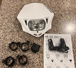 Polisport Mmx Universal Headlight, White Never Used. Xr Crf Yzf Klx. Fixed Price $48.87.