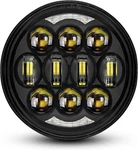 Dot 80W 5-3/4"5.75" Round Led Headlight Black For Harley Dyna Softail Sportster. Fixed Price $58.55.