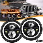 Newest 7-INCH H6024 Led Headlights Fit Jeep Wrangler Unlimited 2007-2018. Fixed Price $39.99.