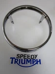 Triumph Bonneville T120 T100 Thruxton 1200 / Headlight Rim Chrome T2704014. Fixed Price $108.43.