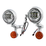 4.5" Passing Driving Spot Fog Turn Signal Light Bracket Fit For Harley Touring. Fixed Price $154.99.