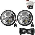 Eagle Lights Fat Bob Chrome Dual Led Headlight Kit - Street /. Fixed Price $199.99.