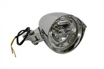 4-1/2" Round Chrome Billet Headlamp For Harley Davidson By V-twin. Fixed Price $136.69.