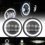 Skuntuguang 1 Pair 4.5 Inch Led Fog Light With Angel Eyes Passing Lamps Drl B.... Fixed Price $48.46.