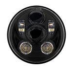 5 3/4" Led Blackout V2 Headlight For Harley Sportster, Dyna, Softail & Indian M. Fixed Price $219.98.