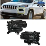 Halogen Left&right Headlights For 2014-2016-17 2018 Jeep Cherokee Black Housing. Fixed Price $119.01.