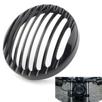 5 3/4" Black Headlight Cnc Grill Bezel Cover For Harley Sportster Xl 883 1200 Su. Fixed Price $22.55.