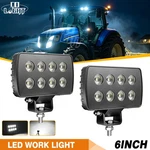 Pair 6'' Led Work Light Pods Flood Driving Lamp Off Road Truck Tractor Utv IP68. Fixed Price $73.69.