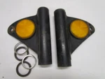 Kawasaki G4TR Trail Boss 100 Fork Covers Headlight Brackets Fits 1972. Fixed Price $19.95.