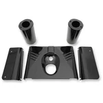 Black Harley Flst Heritage Softail Slim Fork Headlight Covers Tin Nacelle 86-17. Fixed Price $184.99.