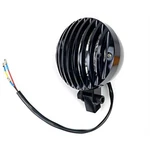 Custom Finned Black Tear Drop Headlight 12V H4 For Motorcycles 2FM-41-14030B. Fixed Price $23.39.