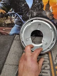 Harley Davidson 02-LATER Touring Oem 7 Headlight Mounting Bucket Assembly. Fixed Price $28.00.