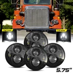 4PCS 5.75" Led Round Headlights Projector Hi/low H5009 For Peterbilt 359 357 348. Fixed Price $118.99.