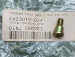 Qty New Replaces Kawasaki 23019-023 Pan Screw, Headlight. Fixed Price $11.33.