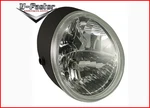 Black Replacement Headlight Housing For 02-10 Harley Vrod Vrsc- New. Fixed Price $153.95.