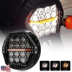 7'' Motorcycle Led Headlight Drl For Harley Road King Street Glide Electra. Fixed Price $116.99.