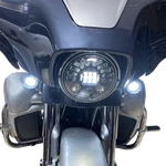 Custom Dynamics 7" Adaptive Headlamp For Chrome PB-7A-IND-C. Fixed Price $741.95.