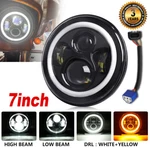 For Victory V92 Sc Tc Cruiser Motorcycle 7" Led Headlight Hi/lo Beam Ring Drl. Fixed Price $29.57.